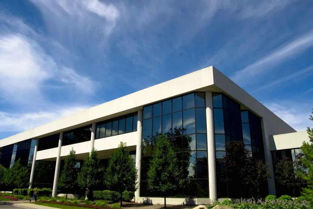 Modern commercial office building